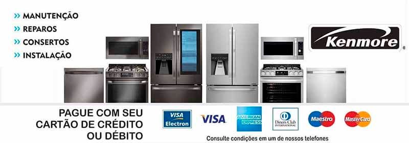 Agendamento tecnico Kenmore de eletrodomésticos