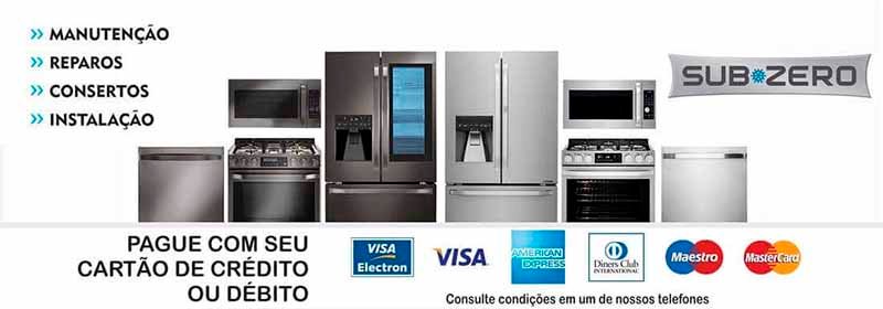 Agendamento Autorizada Sub-Zero eletrodomésticos
