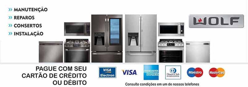 Agendamento tecnico Wolf de eletrodomésticos